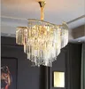 Lustre de salon, lampe en cristal de luxe légère, atmosphère créative minimaliste moderne, lampe de salle à manger et de chambre à coucher domestique D30
