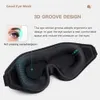 Sleep Masks 3D Mask Blindboende Sleeping Aid Eye Soft Memory Foam Face Eyeshade 99% Blockout Light Slaapmasker Cover Patch 231116