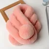 Sciarpe Sciarpa di pelliccia autunno inverno Peluche spesso caldo Fazzoletto da collo incrociato da donna Scaldacollo da donna alla moda