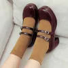 Dress Shoes For Dropship Small Big Size Great Quality 2023 Mary Janes Platform Pumps Vintge Lady Square Heels Women Cute Trendy