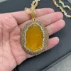 Naszyjniki wisiorek naturalny topaz oryginalny kamień buddha