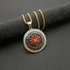 Pendanthalsband Christian Maltese Cross Symbol Men's Crusader Holy Warrior Fashion Jewelry Halsband 2023 Religiös trend