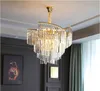 Lustre de salon, lampe en cristal de luxe légère, atmosphère créative minimaliste moderne, lampe de salle à manger et de chambre à coucher domestique D30