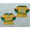 Gdsir Custom LIETUVA LITHUANIA YELLOW HOCKEY JERSEY NEW Top Ed S-M-L-XL-XXL-3XL-4XL-5XL-6XL