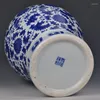 Storage Bottles Jingdezhen Ceramic Ginger Jars Antique Porcelain Temple White And Blue Jar