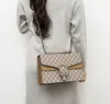 Designer tassen winkelen 2023 dames tas handtas handtassen beperkte stijl ketting pu echt lederen schouder diagonaal voor vrouwen crossbody tassen vrouwelijke portemon