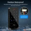 スマートロックアクセスコントロールカードリーダーIP67WATERPROOF RFID 125KHzコントロールキーボードタッチスクリーンアクセスコントローラースマート電子ドアロックLOCKL231116