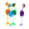 20cm Creative Sequined Ostrich Gel Pen Cartoon Animal Pens Signature Kawaii Student Stationery School Supplies