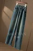 여자 청바지 2023 Pantalon Pour Femme Streetwear Cotton Polyester Spandex는 늙은 남자 친구를위한 늙은 남자 바지