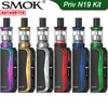 Kit SMOK PRIV N19 30W intégré 1200mah avec Vape Pen Nord 19 Réservoir 2 ml Nord mesh 0,6 mesh MTL 0,8ohm Bobines