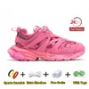 Track 3.0 Parijs Heren Dames Casual Schoenen Sneakers Luxe Merk Designer Trainers Triple S Lederen Platform Sneaker Ijsroze Blauw Wit Oranje Zwart Sneaker