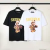 Tasarımcı Moda Giyim Lüks Tees Tshirts Drevv Skate House Justins Biebers Gülümseyen Yüz 3d Squirrel Amerikan Moda Yüksek Sokak Sisleri Kısa Kollu T-Shirt Luly