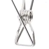 Hangers 10 Stuks Lange Staart Clip Hanger Met Haak Multifunctionele Hangende Houder Benodigdheden Voor Memo Ontvangstbestand Organiseren Huishoudelijke B03E