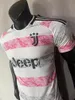 2023 2024 calcio Jj away jacquard nuovo j 5 stelle versione giocatore top a maniche corte maglie da calcio versione giocatore assente camicia corta da uomo stagione 23/24