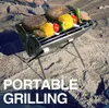 BBQ Tools Accessories Stable Outdoor Camping Flat ryggsäck Portabelt rostfritt stål BBQ Grill och Fire Pit 230414