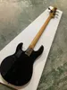 Black Body 4-Strings Elektryczna gitara basowa z pieczoną klonową szyją, chromowany sprzęt, oferuje dostosowany.