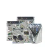 Resealable Bags Foil Pouch Bag Flat mylar Bag for Party Food Storage Holographic Color with glitter star Vvhaq