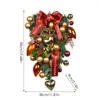 Decorative Flowers Christmas Wreath Front Door Window Stairs Wreaths Merry Holiday Decoration XMAS For Decorating Outdoor Home