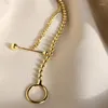 Bracelets de link Tarcliy Small Fished Chain Chapps Clasps Bracelet Style Minimalist Gold Sliver Color OT Buckle Women Friend Gift Gift