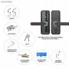 Smart Lock TUYA WIFI scheda di impronte digitali password chiave Smart Lock Keyless Entry Home Smart Door LockL231116