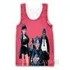 Canotte da uomo Moda donna/uomo Stampa 3D Gorillaz Band Maglietta Harajuku Canottiera estiva Camicie Streetwear