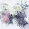 Decorative Flowers Artificial Short Branch Crab Claw Pincushion Christmas Garland Vase For Home Wedding Decoration Fake Planting Supplies