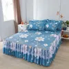 Bed Skirt 1pcs Korean Style Small Fresh Non Slip Cover Sheet Mattress Protection Single Double