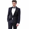 Trajes de hombre Traje de hombre Smolking Noivo Slim Fit Fiesta de noche Boda Blazer Novio Esmoquin Chaqueta con pantalones Traje Homme