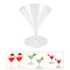 Wine Glasses 10pcs Plastic Cup Party Cocktail Whiskey Wineglass