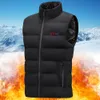 Men's Vests Electric Heated Jacket Men Women 23-Heating Zone Washable Thermal Vest Body Warmer USB Charging Jacket for Outdoor Camping S-7XL 231116