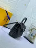 2023Unique design shoulder and back portable Buckle Cover bag, fashion leather crossbody bag, pure handmade taste high-end #53950