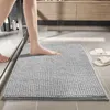 Tapis de bain Super absorbant, antidérapant, moderne, Simple, doux, doux pour la peau, facile à nettoyer, ne perd pas les cheveux, sol respirant