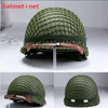 Ski Helmets Military M1 Green Steel Adjustable Helmet Tactical Protective Army Equipment Field Paintball Gear Sturdy For Adult 231115