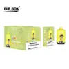Original ELF BOX Digital 12000 Puff Disposable E Cigarettes 23ml Pod Mesh Coil 500mAh Battery Rechargeable Electronic Cigs Puffs 12K 0% 2% 3% 5% Vape Bar Kit