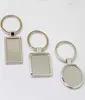 Whole50Pcs Blank Metal Key Chain Promotion Key Tags Customize Logo Laser Key rings 4451512