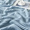 Couvertures Inya Home Couverture pour canapé-lit Couverture tricotée décorative avec glands Couvertures texturées douces, légères et confortables 231116