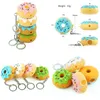 Smoking Pipes Unbreakable Donut Style Smoking Hand Pipe Spoon Ppipe With Keychain And Glass Bowl Accessories Oil Rig 4 Colors Drop Del Dh6Ti