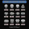 Top Grade 7*9mm 2ct Oval Shape Synthetic Moissanite Loose Stone VVS VVS1 Round Brilliant D Color White Loose Moissanite Stone