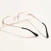 Sonnenbrille Retro Damen randlos getönte Linse 400 Brillenschirme