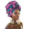 Vêtements Ethniques 29Color Africain Head Wraps Nigerian Gele Headtie Pour Femmes Rich Print Bandeau Traditionnel Bazin Robes Foulard 50 180CM