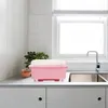 Magazynowanie kuchni plastikowe domowe zastawa stołowa pudełko w wodę pałeczki do wyczerpania sztućców