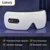 Sleep Masks Smart Massage Eye Mask med Bluetooth Music Vibrating Hot Compress Eye Massager för att lindra trötthet Förbättring Effekt 231116