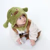 Cosplay Kawaii Costume for Child Kid Baby 0-3 Years Cute Green Monster Jumpsuit Winter Warm Onesie Anime Cosplay Kigurumis Outfit 231115