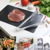 sharpeners Kitchen Defrost Meat Frozen Food Safety Tool High Quality Hot Fast Defrosting Tray Plate Thaw 10 pcs ZZ