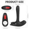 Vibrators Vibrating Cock Ring Dual Penis Ring With Tongue Clitoral Stimulator For Couple Erection Enhancing Vibrators Sex Toys 231116