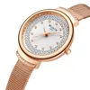 Womens Watches Sky Star Diam Salmond Automatic Movement Watch 36mm Milan Mesh Stafless Steel Swatches Hiftwatches