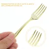 Dinnerware Sets 24 Pcs Silverware Child Plastic Cutlery Disposable Appetizer Forks Dessert Picks