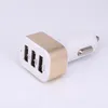 3USB Port Telefon Szybka ładowarka samochodowa Adapter 5V ładunek USB 2.1A 2A 1A dla tabletu na smartfonie GPS