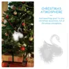 Festdekoration matbord dekorera semester träd hänge svan topper bilar prydnad jul fågel hemtillbehör po dekorationer