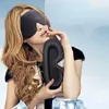 スリープマスク3Dメモリフォームシルクマスクソフトアイパッチ快適な3次元デザインフェイススリーピングアイシェード通気性女性男性231116